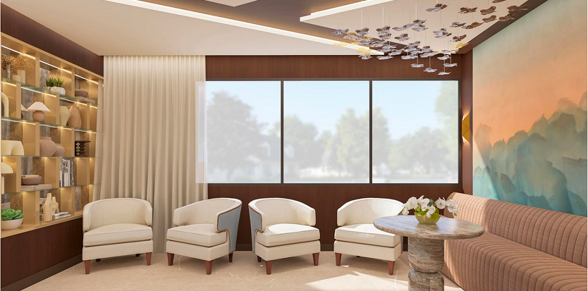 Wide View of Waiting Room Royal Smiles